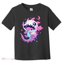 Kawaii Pastel Goth Creepy Cute Pi.nk Zombie Axolotl  Toddler T-Shirt thumb 0