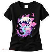 Kawaii Pastel Goth Creepy Cute Pi.nk Zombie Axolotl  Women's T-Shirt thumb 0