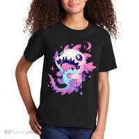 Kawaii Pastel Goth Creepy Cute Pi.nk Zombie Axolotl  Kids T-Shirt thumb 2