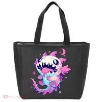 Kawaii Pastel Goth Creepy Cute Pi.nk Zombie Axolotl  Tote Bag thumb 0
