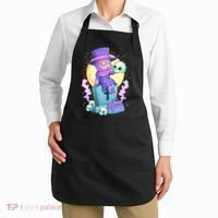 Kawaii Pastel Goth Cute Creepy Plague Doctor Skull Premium Apron thumb 2