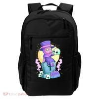 Kawaii Pastel Goth Cute Creepy Plague Doctor Skull Premium Backpack thumb 0
