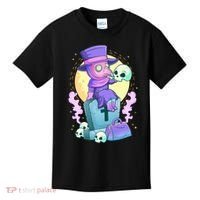 Kawaii Pastel Goth Cute Creepy Plague Doctor Skull Premium Kids T-Shirt thumb 0