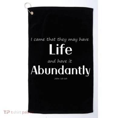 Kingdom Power Glory Christian Golf Towel