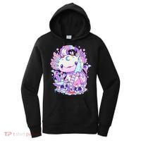 Kawaii Pastel Goth Cute and Creepy Axolotl Knife  Women's Hoodie thumb 0
