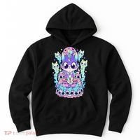 Kawaii Pastel Goth Cute and Creepy Occult Cat Ouija Board  Hoodie thumb 0