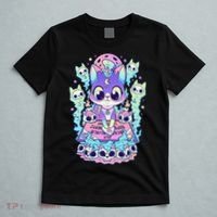 Kawaii Pastel Goth Cute and Creepy Occult Cat Ouija Board  T-Shirt thumb 5