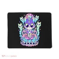 Kawaii Pastel Goth Cute and Creepy Occult Cat Ouija Board  Mousepad thumb 0