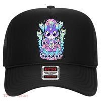 Kawaii Pastel Goth Cute and Creepy Occult Cat Ouija Board  Hat thumb 0