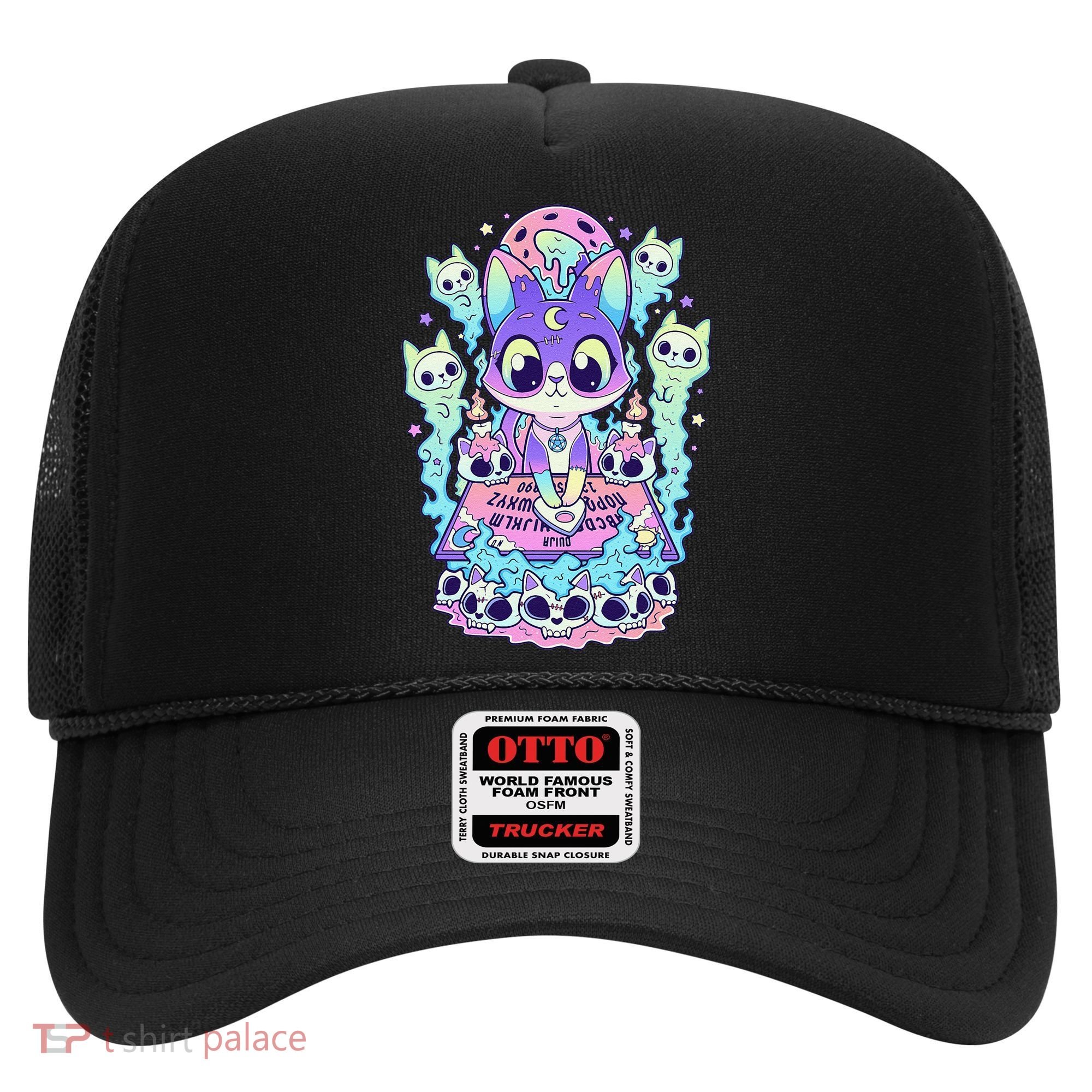 Kawaii Pastel Goth Cute and Creepy Occult Cat Ouija Board  Hat