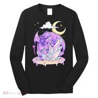Kawaii Pastel Goth Cute Creepy Crystal Dragon  Long Sleeve Shirt thumb 0