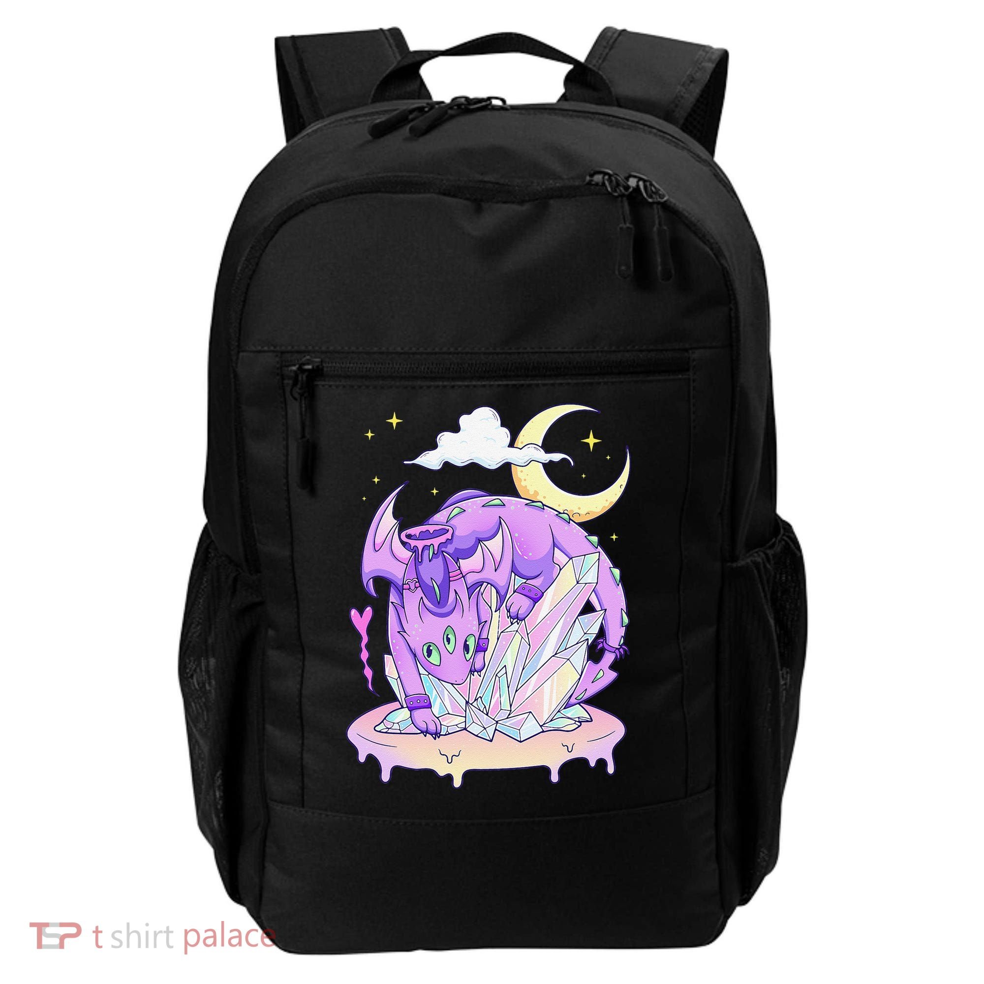 Kawaii Pastel Goth Cute Creepy Crystal Dragon  Backpack