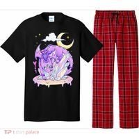 Kawaii Pastel Goth Cute Creepy Crystal Dragon  Pajama Set thumb 0