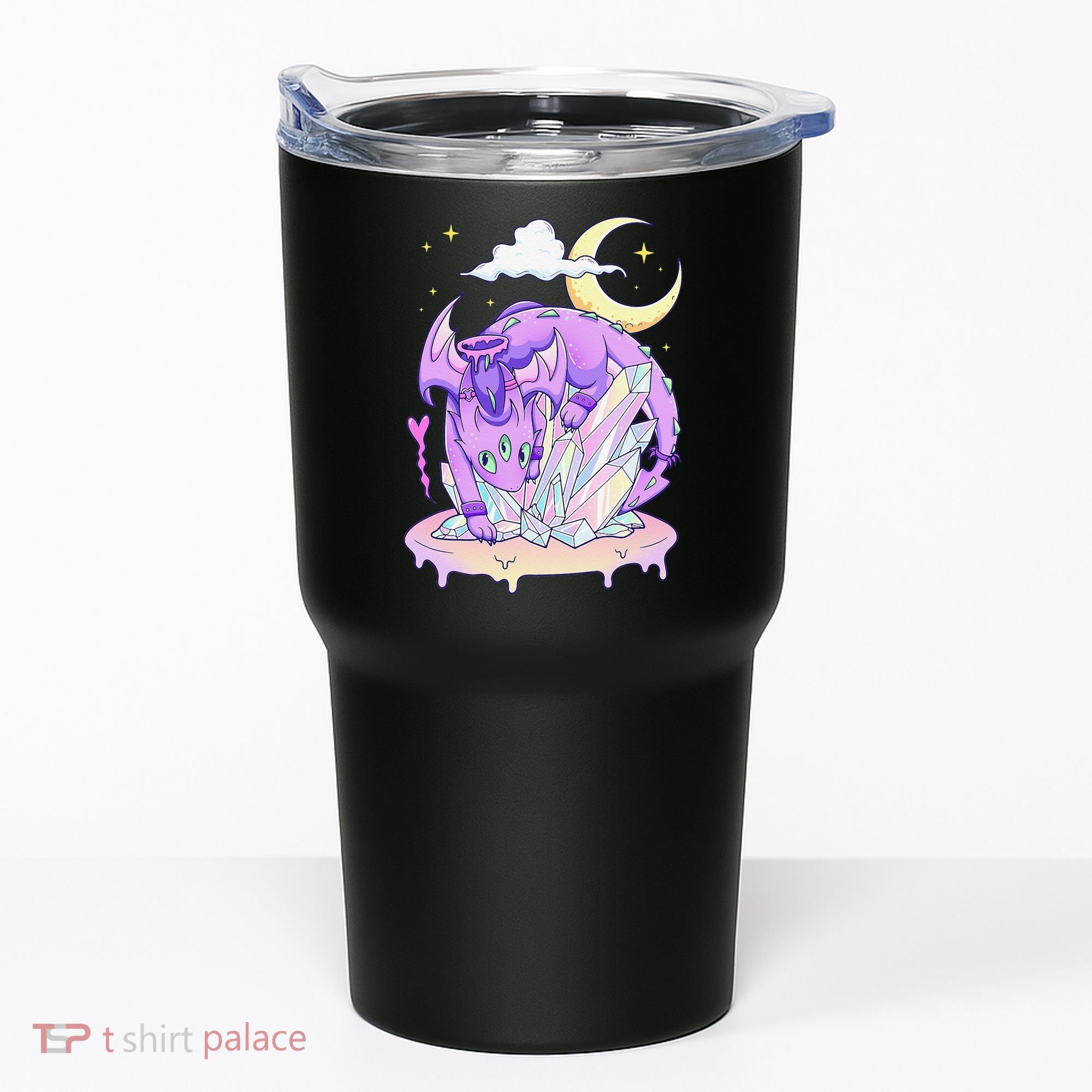 Kawaii Pastel Goth Cute Creepy Crystal Dragon  Tumbler