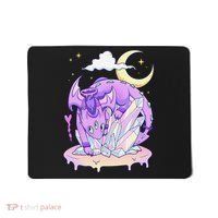 Kawaii Pastel Goth Cute Creepy Crystal Dragon  Mousepad thumb 0