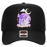 Kawaii Pastel Goth Cute Creepy Crystal Dragon  Hat thumb 0