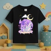 Kawaii Pastel Goth Cute Creepy Crystal Dragon  Toddler T-Shirt thumb 3