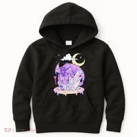 Kawaii Pastel Goth Cute Creepy Crystal Dragon  Kids Hoodie thumb 0