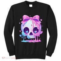 Kawaii Pastel Goth Creepy Cute Melty Pin.K Skull Sweatshirt thumb 0