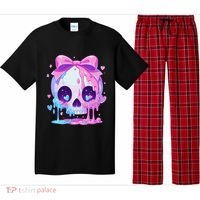 Kawaii Pastel Goth Creepy Cute Melty Pin.K Skull Pajama Set thumb 0