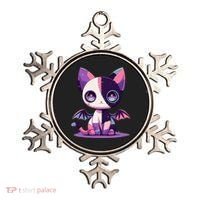 Kawaii Pastel Goth Creepy Cute Witchy Zombie Patchwork Cat Ornament thumb 0