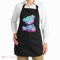 Kawaii Pastel Goth Creepy Cute Witchy Zombie Teddy Bear Apron thumb 2