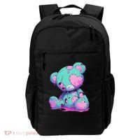 Kawaii Pastel Goth Creepy Cute Witchy Zombie Teddy Bear Backpack thumb 0