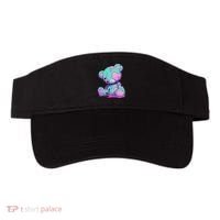 Kawaii Pastel Goth Creepy Cute Witchy Zombie Teddy Bear Visor thumb 0
