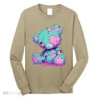 Kawaii Pastel Goth Creepy Cute Witchy Zombie Teddy Bear Long Sleeve Shirt thumb 0