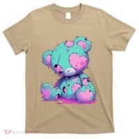 Kawaii Pastel Goth Creepy Cute Witchy Zombie Teddy Bear T-Shirt thumb 0