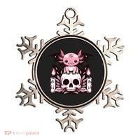 Kawaii Pastel Goth Cute Creepy Axolotl Bat Skeleton Ornament thumb 0