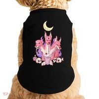 Kawaii Pastel Goth Strawberry Cerberus Creepy 3 Headed Dog  Doggie Tank thumb 0
