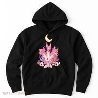Kawaii Pastel Goth Strawberry Cerberus Creepy 3 Headed Dog  Hoodie thumb 0