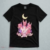 Kawaii Pastel Goth Strawberry Cerberus Creepy 3 Headed Dog  T-Shirt thumb 5