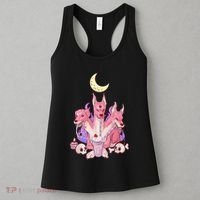 Kawaii Pastel Goth Strawberry Cerberus Creepy 3 Headed Dog  Women's Tank Top thumb 3
