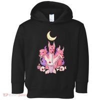 Kawaii Pastel Goth Strawberry Cerberus Creepy 3 Headed Dog  Toddler Hoodie thumb 0