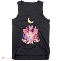 Kawaii Pastel Goth Strawberry Cerberus Creepy 3 Headed Dog  Tank Top thumb 0