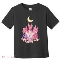 Kawaii Pastel Goth Strawberry Cerberus Creepy 3 Headed Dog  Toddler T-Shirt thumb 0