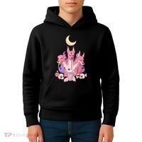 Kawaii Pastel Goth Strawberry Cerberus Creepy 3 Headed Dog  Kids Hoodie thumb 4