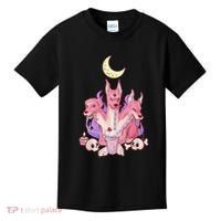 Kawaii Pastel Goth Strawberry Cerberus Creepy 3 Headed Dog  Kids T-Shirt thumb 0