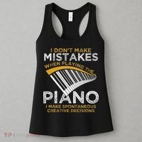 Keyboard Pianist Gifts Music Musician Piano Women's Tank Top thumb 3