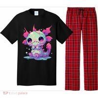 Kawaii Pastel Goth Creepy Cute Zombie Axolotl Pajama Set thumb 0