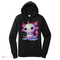 Kawaii Pastel Goth Creepy Cute Zombie Axolotl Women's Hoodie thumb 0
