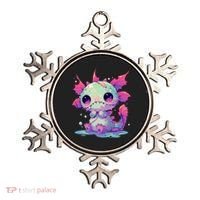 Kawaii Pastel Goth Creepy Cute Zombie Axolotl Ornament thumb 0