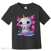 Kawaii Pastel Goth Creepy Cute Zombie Axolotl Toddler T-Shirt thumb 0