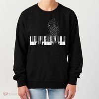 Keyboard Piano Gift For Men Women Kids Women's Sweatshirt thumb 0