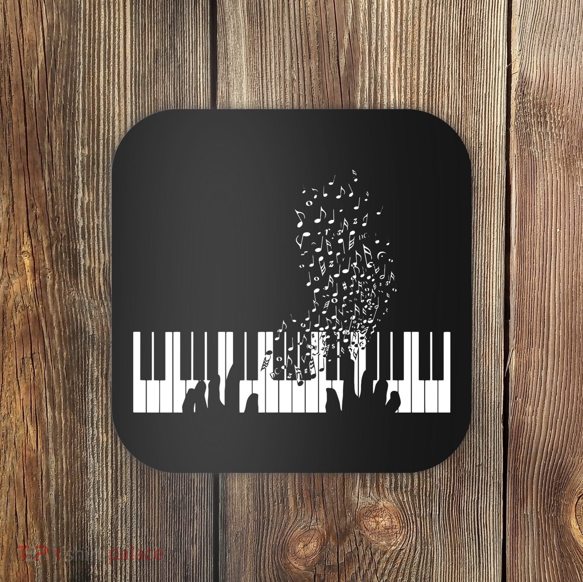 Keyboard Piano Gift For Men Women Kids Coaster