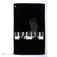 Keyboard Piano Gift For Men Women Kids Golf Towel thumb 0