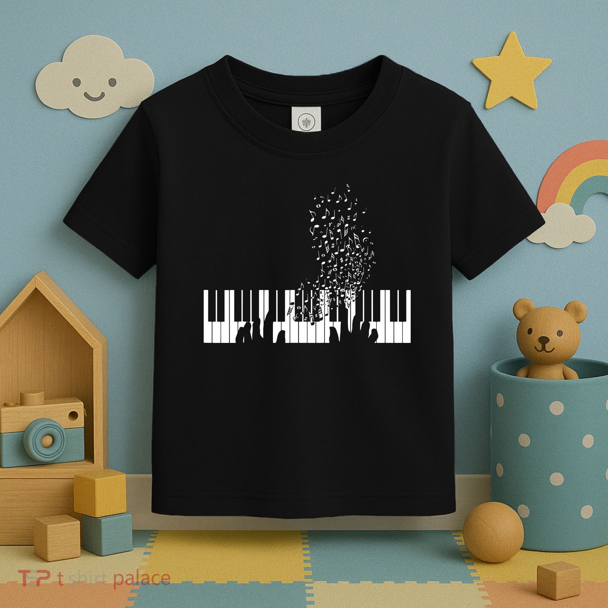Keyboard Piano Gift For Men Women Kids Toddler T-Shirt