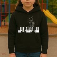 Keyboard Piano Gift For Men Women Kids Kids Hoodie thumb 3
